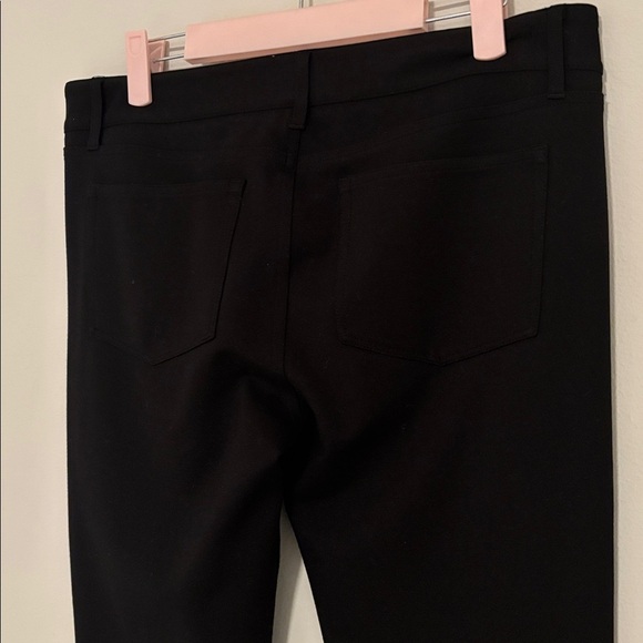 PAIGE MELISSA PONTE METALLIC-STRIPE MIDRISE SKINNY LEGGING BLACK size 31 - Picture 6 of 6